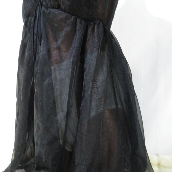 Miss Elaine Vintage Double Nylon Babydoll M - Picture 7 of 12